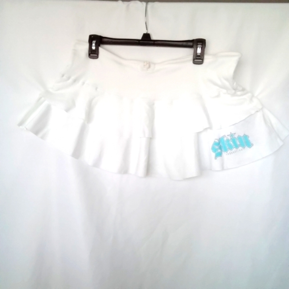 Genuine SKIN Industries White Skirt Size L